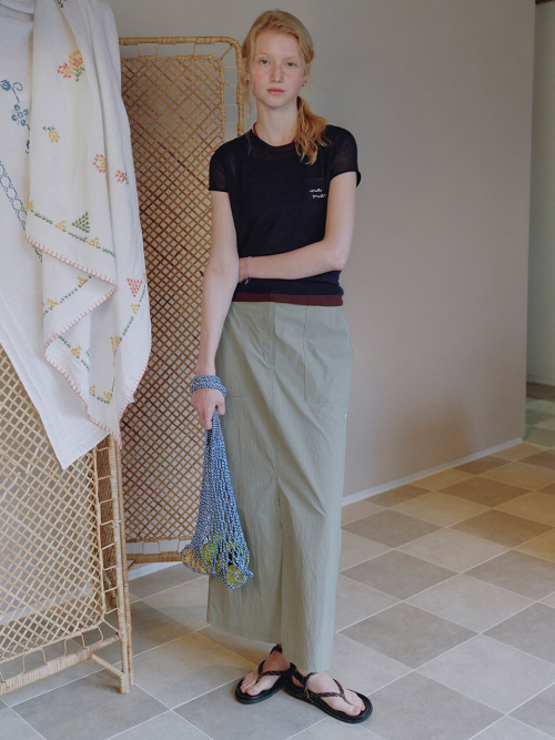Casual Banding Long Skirt MU2635SK310M
