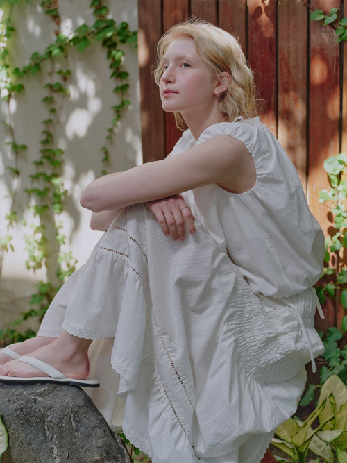 Ethereal Long Flare Skirt MU2635SK317M
