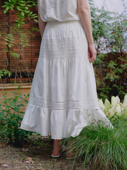 Ethereal Long Flare Skirt MU2635SK317M