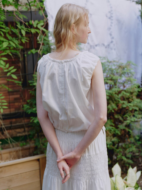Ethereal Two-Way Sleeveless Blouse MU2635BL317M