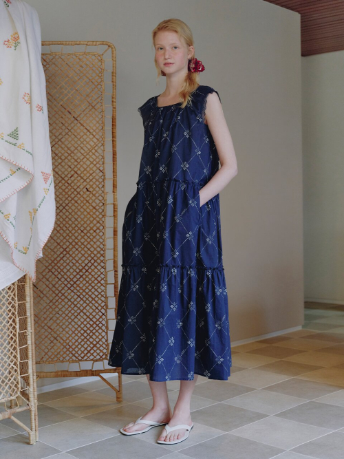 Diamond Tiered Long Dress MU2635OP316M