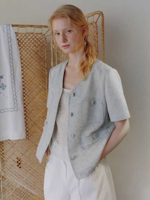 Cloud Tweed Jacket MU2634JK306M