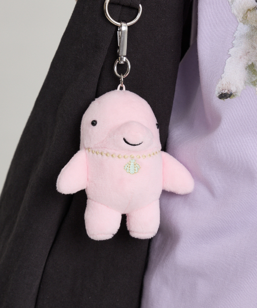 Dolphin Doll Keyring PINK