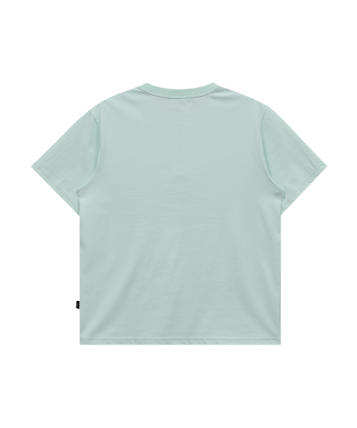 Maltese Crew Line Graphic Half Sleeve T-shirt MINT