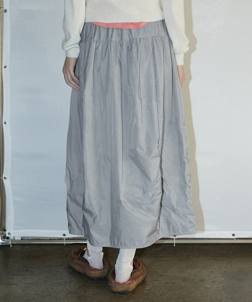 bamon balloon skirt (gray)