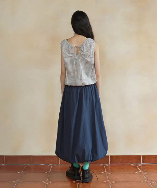 rir volume skirt (navy)