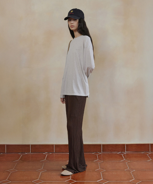 wish ribbed pants (brown)