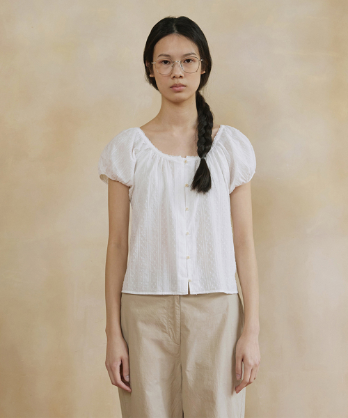 [online exclusive] lasse blouse (white)