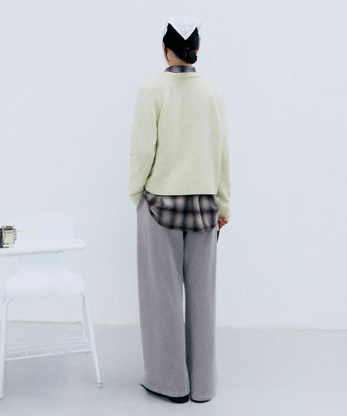 [online exclusive]kati v-neck pullover (butter)