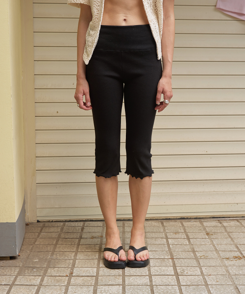 Beina biker capri pants - Black