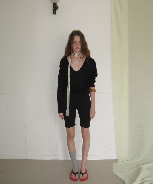 Beina biker capri pants - Black