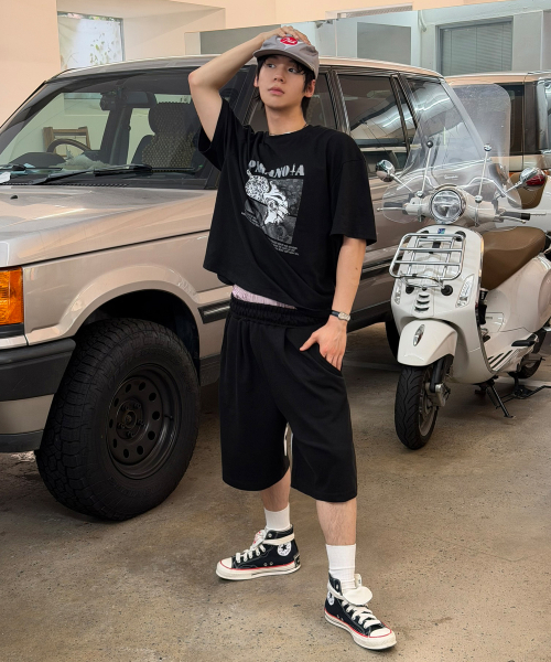 PARANOIA Overfit T-shirt[Black]