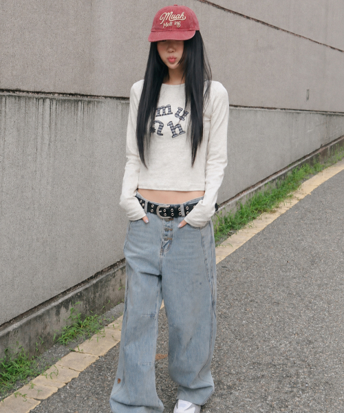 DOUBLE CHECK LONG SLEEVE [OATMEAL]
