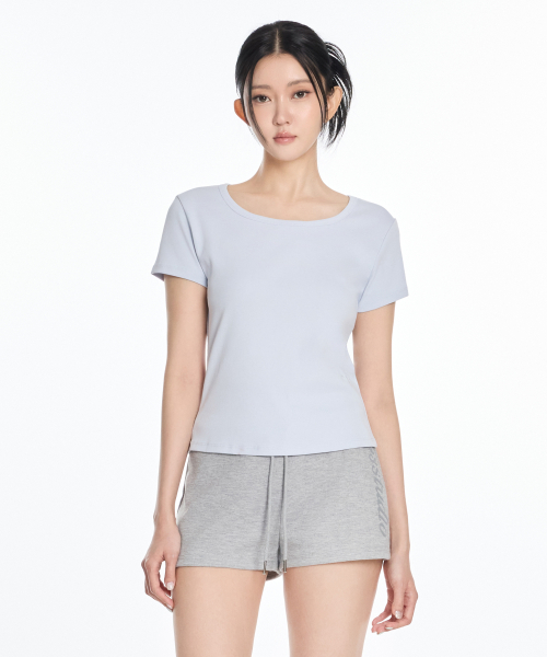 W 베이직 스퀘어넥 티셔츠 (3colors)