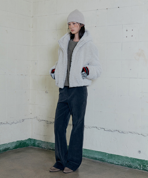 [online exclusive]25 ins fur jumper (light beige)