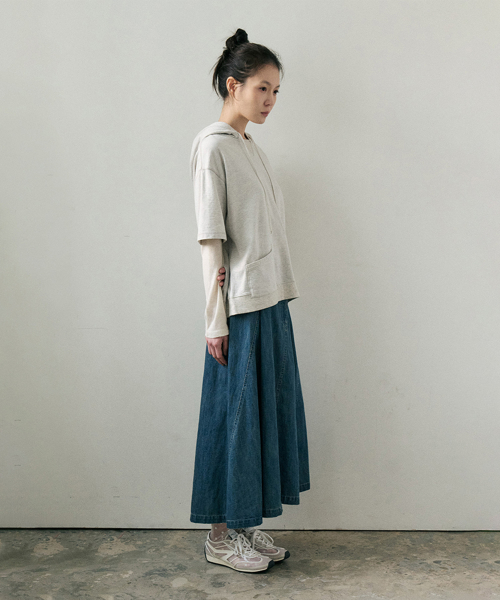 vero hooded t-shirt (melange gray)