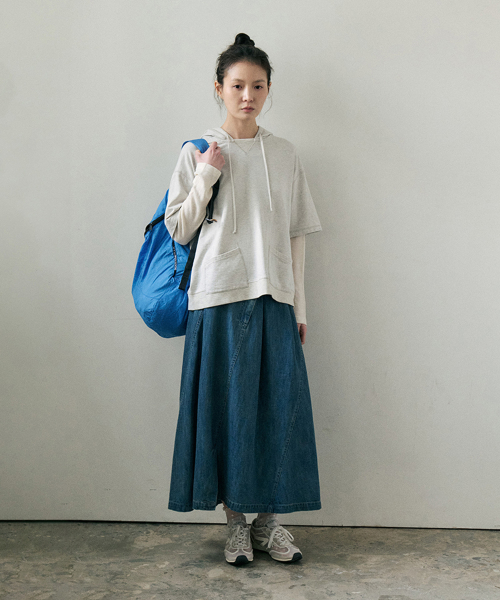 vero hooded t-shirt (melange gray)