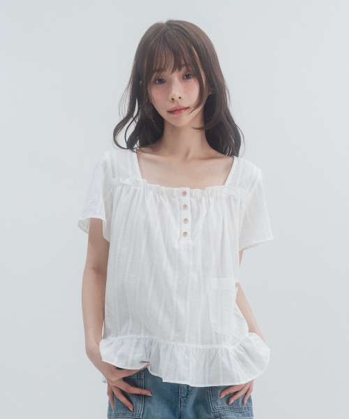 HSD Square Neck Blouse