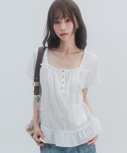 HSD Square Neck Blouse