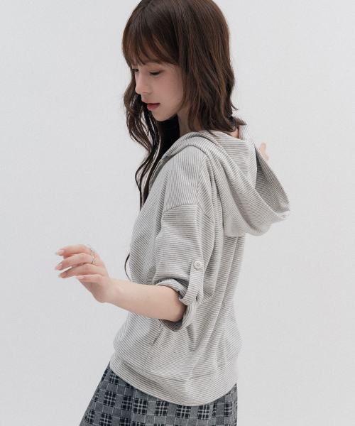 HSD Button Hoodie Zip Up