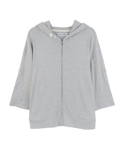 HSD Button Hoodie Zip Up