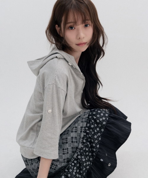 HSD Button Hoodie Zip Up