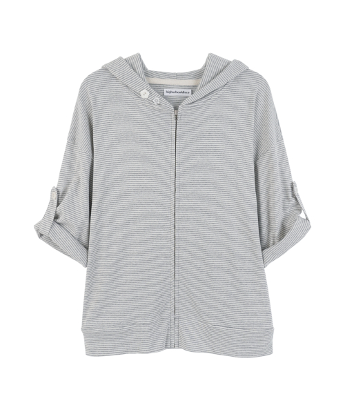 HSD Button Hoodie Zip Up