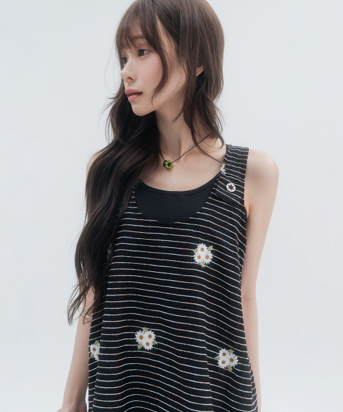 HSD Button Layered Dress