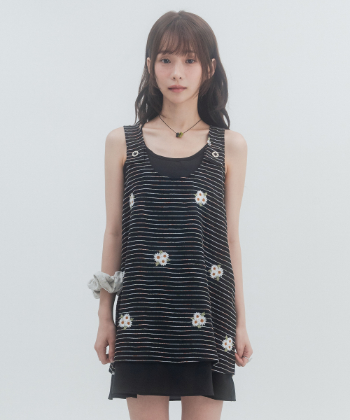HSD Button Layered Dress