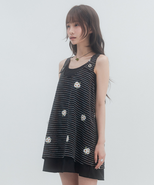HSD Button Layered Dress