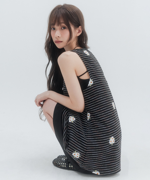 HSD Button Layered Dress