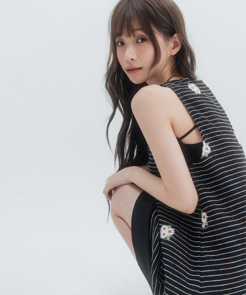 HSD Button Layered Dress