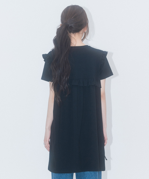 HSD Ruffle Shirring Dress