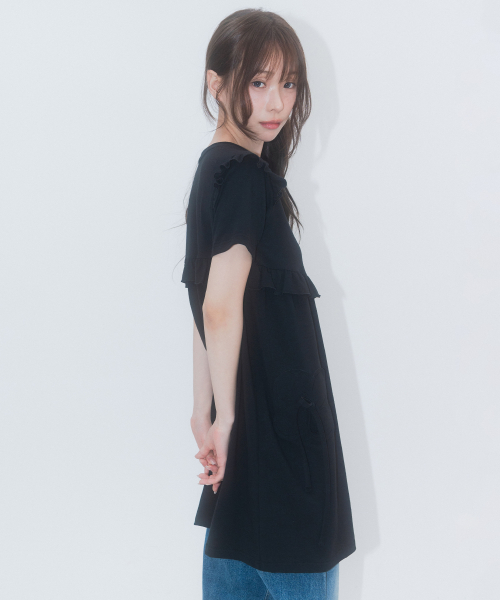 HSD Ruffle Shirring Dress