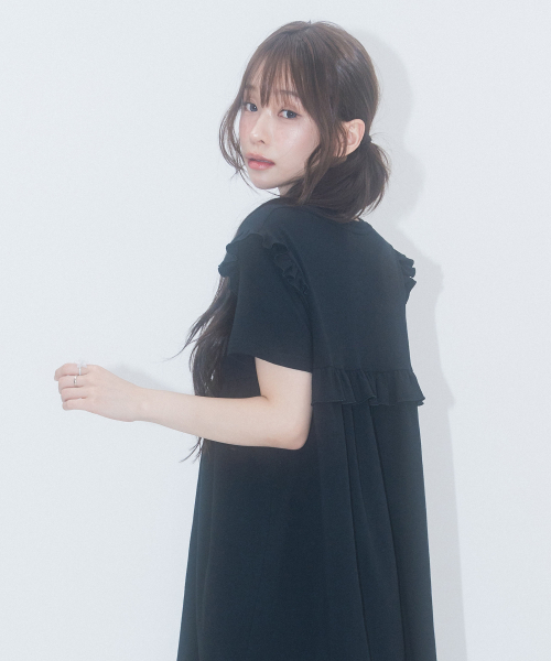 HSD Ruffle Shirring Dress