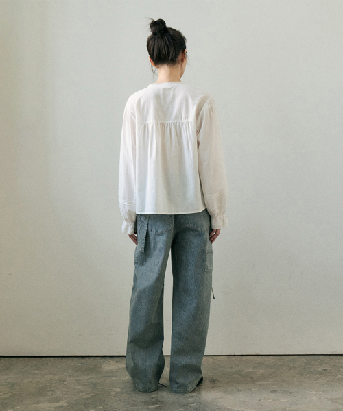 oa lace blouse (2color)