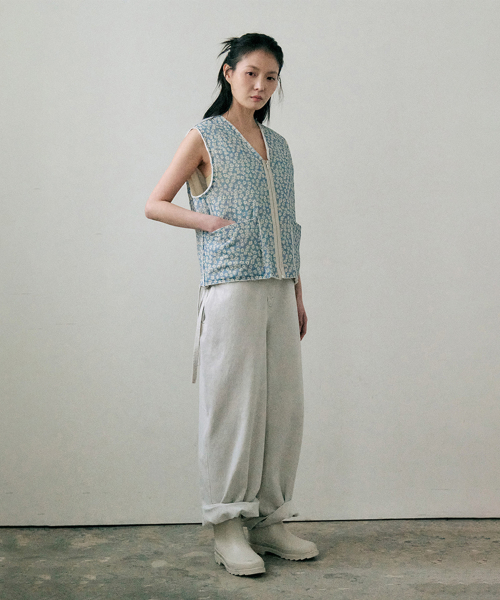 pym flower vest (blue)