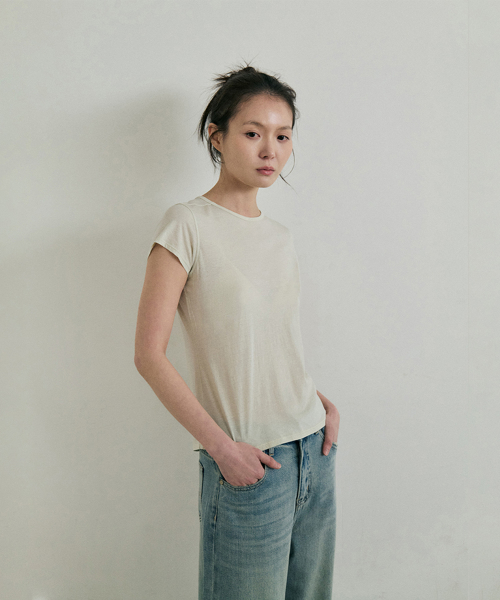 [online exclusive]26 rhea slim t-shirt (2color)