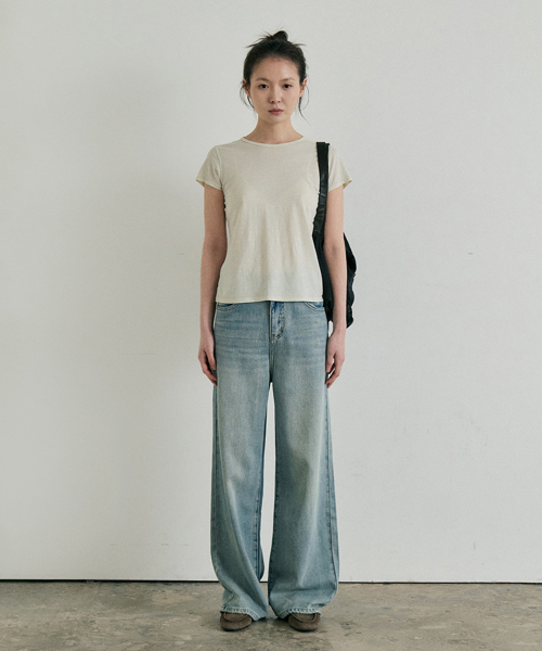 [online exclusive]26 steam denim pants (indigo)