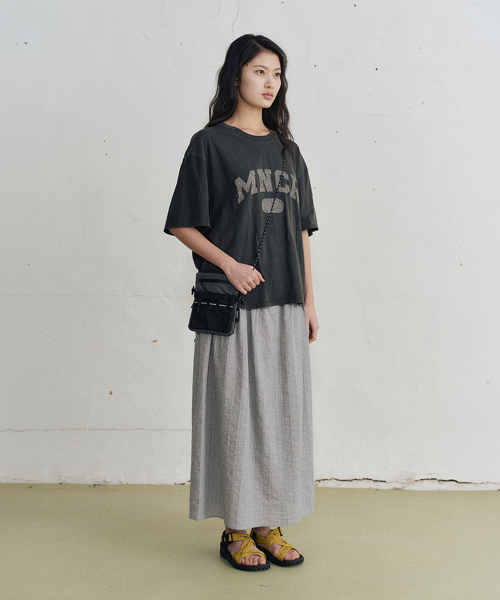 siro slit t-shirt (2color)