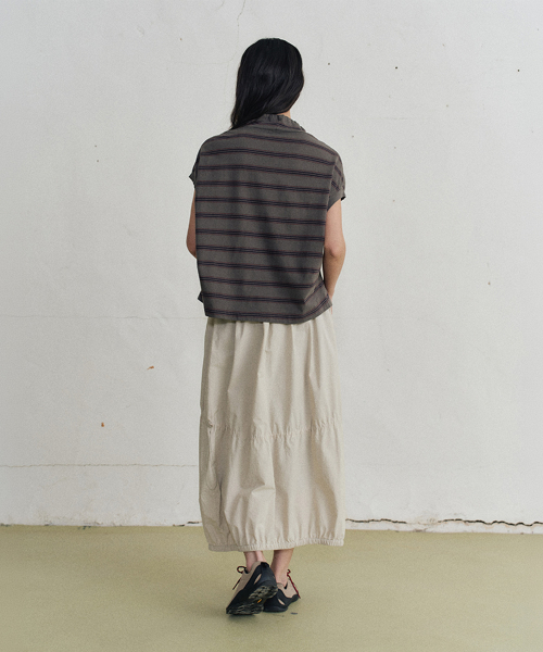 iper striped t-shirt (charcoal)