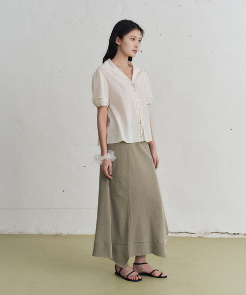 griphis cotton blouse (ivory)