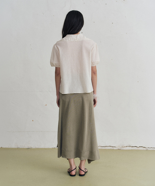 griphis cotton blouse (ivory)