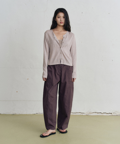 junia curved pants (2color)