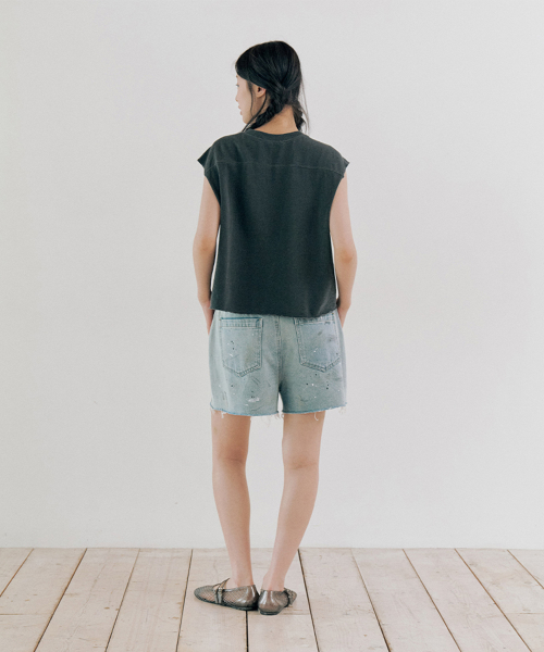 vey denim shorts (indigo)
