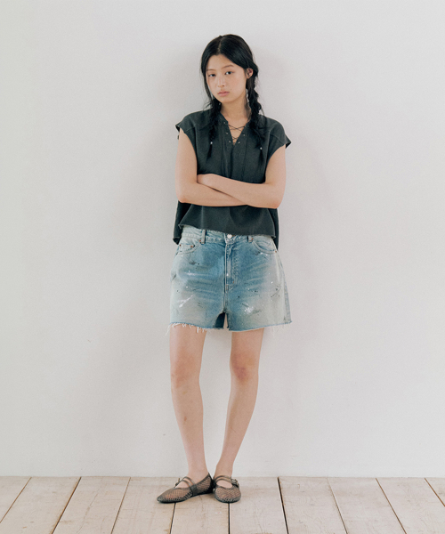vey denim shorts (indigo)
