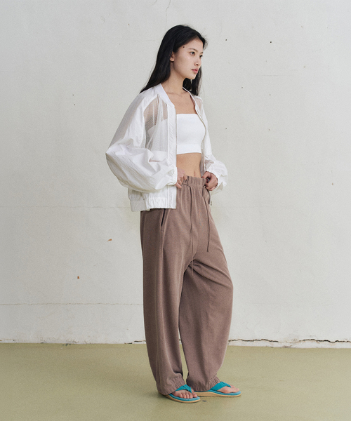 ria mesh jumper (white)