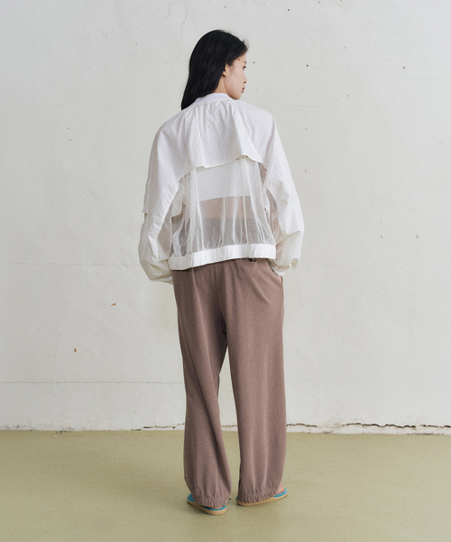 ria mesh jumper (white)