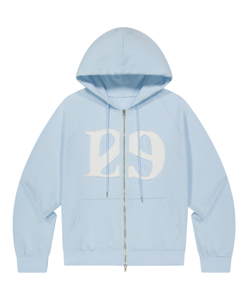 129 LOGO PATCH HOODIE ZIP-UP