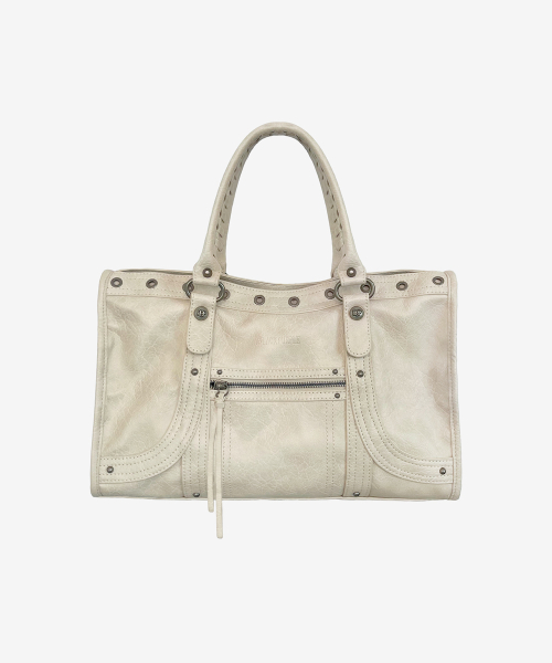 Velton Curve Tote Bag_Beige